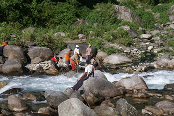 Fishing in Nepal